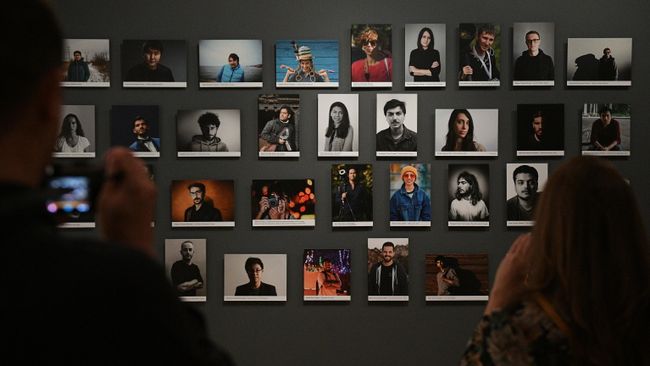 На открытии выставки победителей V Международного конкурса фотожурналистики имени Андрея Стенина в выставочном комплексе Государственного исторического музея На открытии выставки победителей V Международного конкурса фотожурналистики имени Андрея Стенина в выставочном комплексе Государственного исторического музея