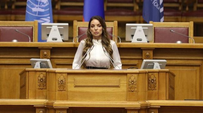 Главы Ростуризма Зарина Догузова на 23-й Генеральной ассамблее Всемирной туристической организации (UNWTO) в Санкт-Петербурге Главы Ростуризма Зарина Догузова на 23-й Генеральной ассамблее Всемирной туристической организации (UNWTO) в Санкт-Петербурге