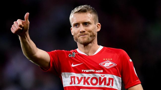 Полузащитник Спартака Андре Шюррле