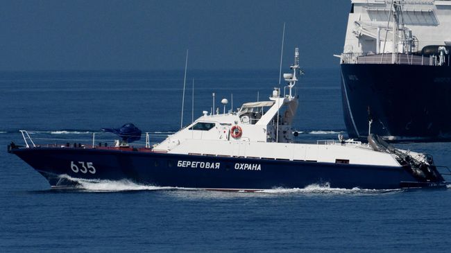 Пограничные сторожевые корабли береговой охраны России в Приморье