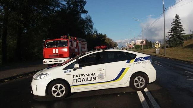 Автомобиль украинской полиции