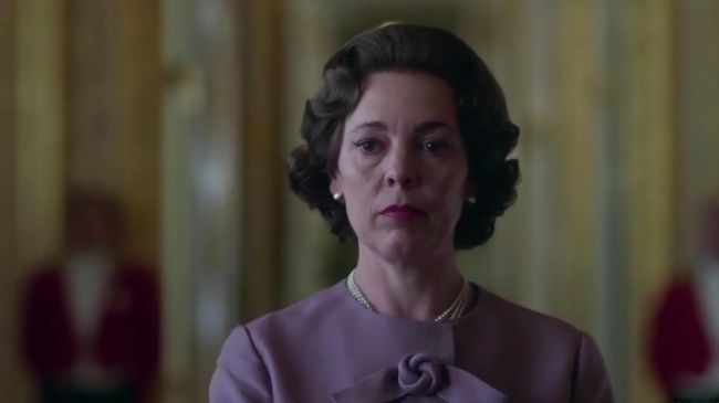 Кадр из трейлера к третьему сезону сериала Корона Кадр из трейлера к третьему сезону сериала Корона