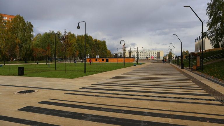 Благоустройство Центральной площади Ижевска