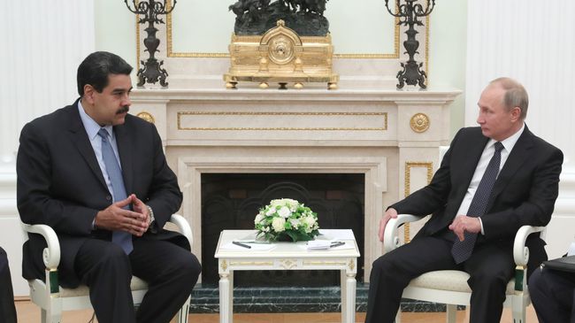 Президент РФ Владимир Путин и президент Венесуэлы Николас Мадуро 