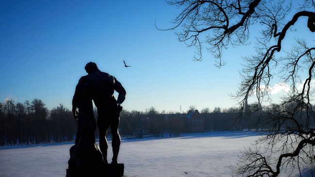 Царскосельский парк в Санкт-Петербурге