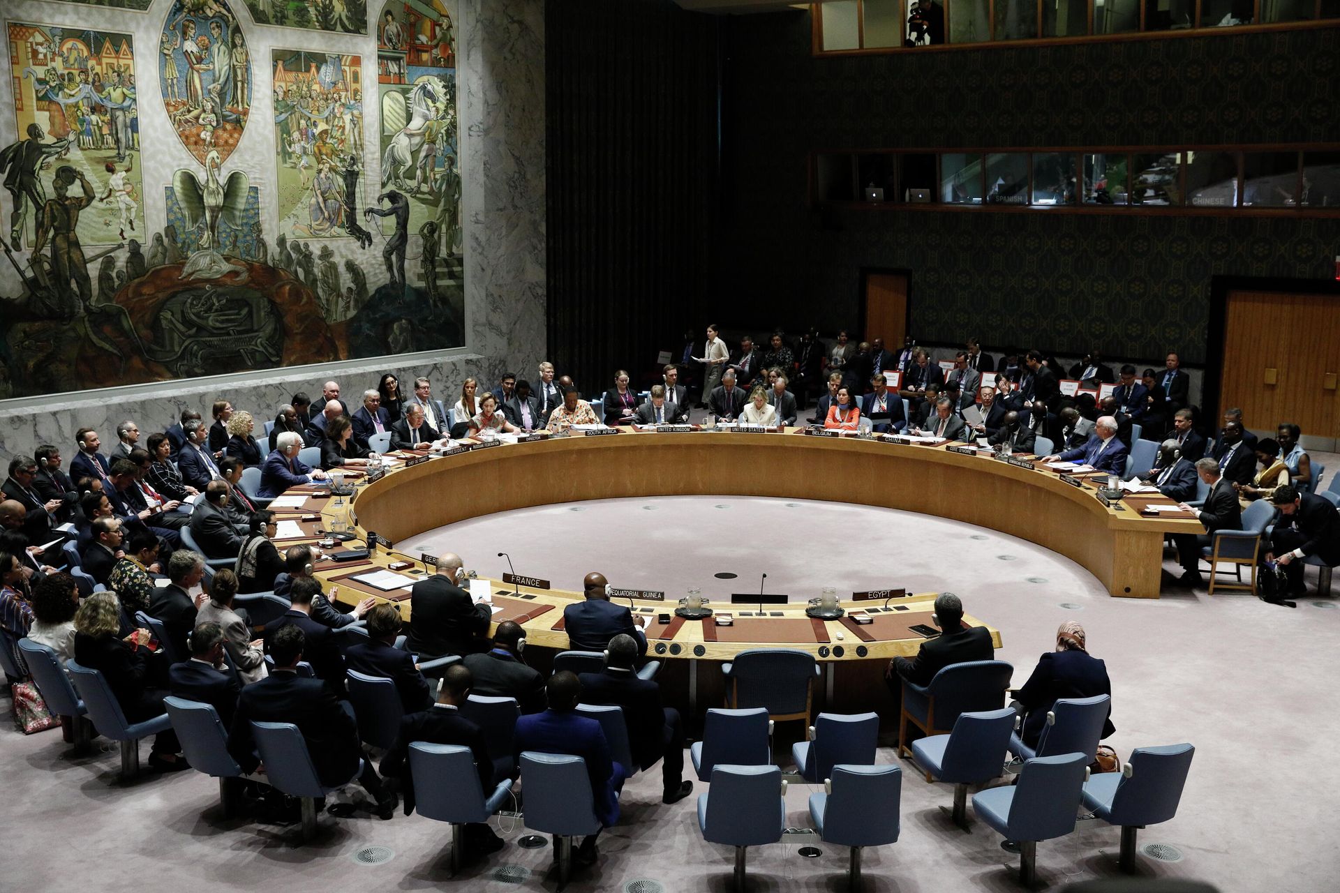 Заседание Совета Безопасности в рамках 74-й сессии Генеральной Ассамблеи ООН Заседание Совета Безопасности в рамках 74-й сессии Генеральной Ассамблеи ООН - РИА Новости, 1920, 18.09.2025