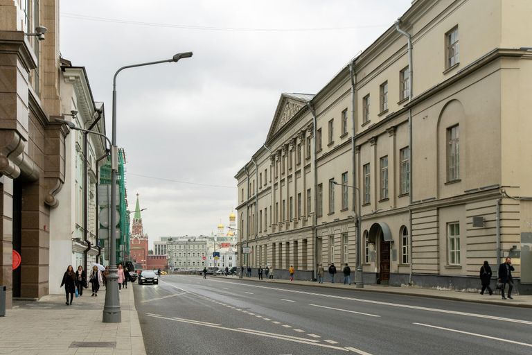 Вид на Кремль с Воздвиженки