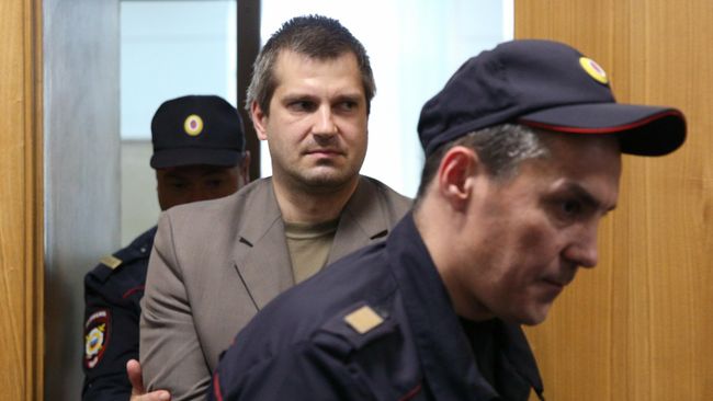 Сергей Григорьев, обвиняемый в нападении на сотрудника Следственного комитета России Владислава Капустина