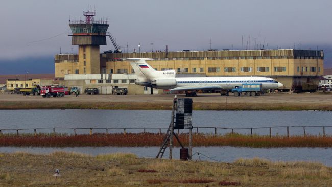Аэропорт Певек на Чукотке