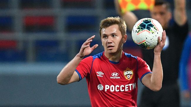 Игрок ЦСКА Иван Обляков Игрок ЦСКА Иван Обляков