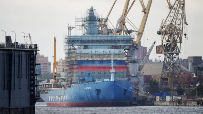 Ледокол Арктика в Санкт-Петербурге