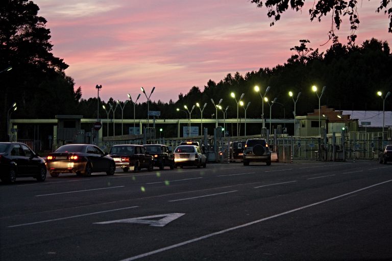 Центральный КПП в закрытом городе Северске