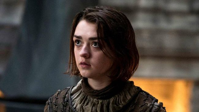 Актриса Мэйси Уильямс в роли Арьи Старк в сериале Игра престолов Актриса Мэйси Уильямс в роли Арьи Старк в сериале Игра престолов