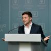 Президент Украины Владимир Зеленский выступает после доклада главы Национальной полиции Сергея Князева в Киеве о ходе расследования убийства журналиста Павла Шеремета