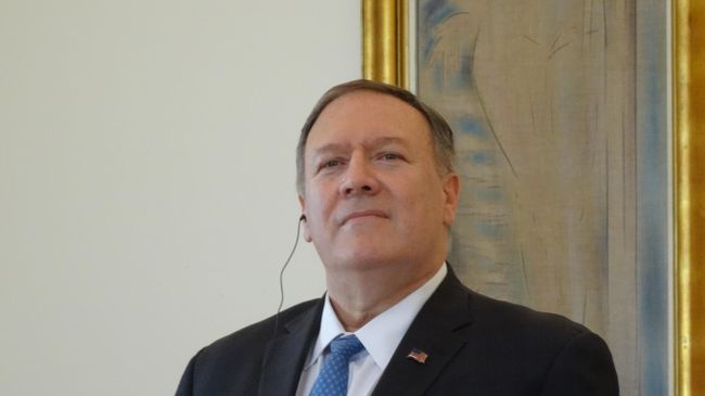 Государственный секретарь США Майк Помпео Государственный секретарь США Майк Помпео