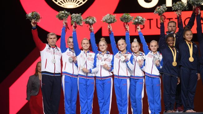 Спортивная гимнастика. Чемпионат мира. Женщины. Командное многоборье