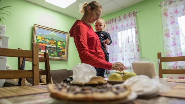 Ирина с ребенком Ирина с ребенком