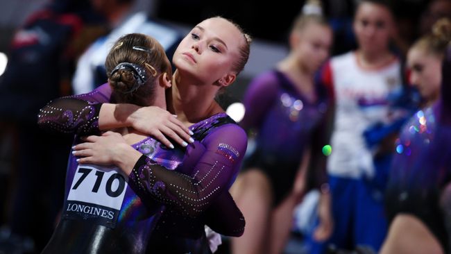 Спортивная гимнастика. Чемпионат мира. Женщины. Командное многоборье
