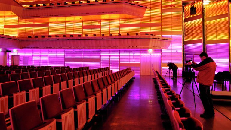 Театр Bimhuis в Амстердаме (внутри)