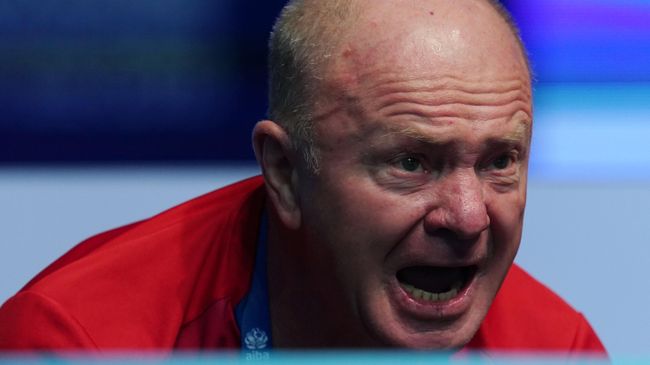Тренер Иван Шидловский (Россия) на чемпионате мира по боксу AIBA среди женщин в Улан-Удэ.