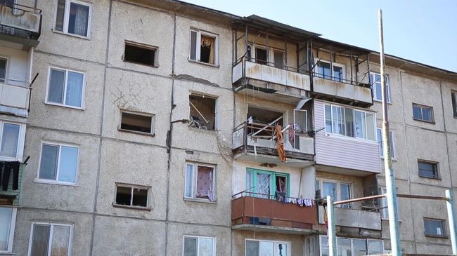 Последствия обрушения перекрытий в жилом доме № 23 на улице Авиаторов в поселке Новонежино Последствия обрушения перекрытий в жилом доме № 23 на улице Авиаторов в поселке Новонежино