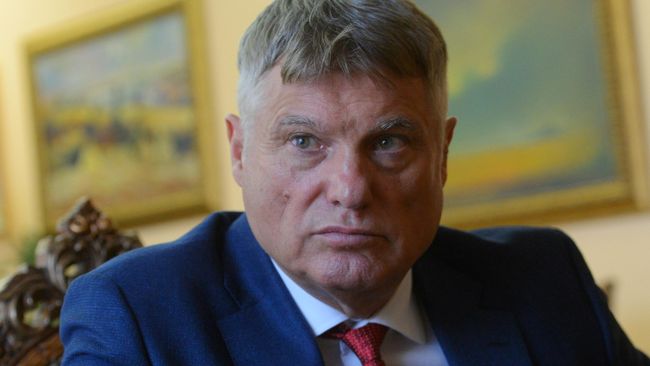 Посол Республики Сербия в Российской Федерации Мирослав Лазански во время интервью в Москве Посол Республики Сербия в Российской Федерации Мирослав Лазански во время интервью в Москве