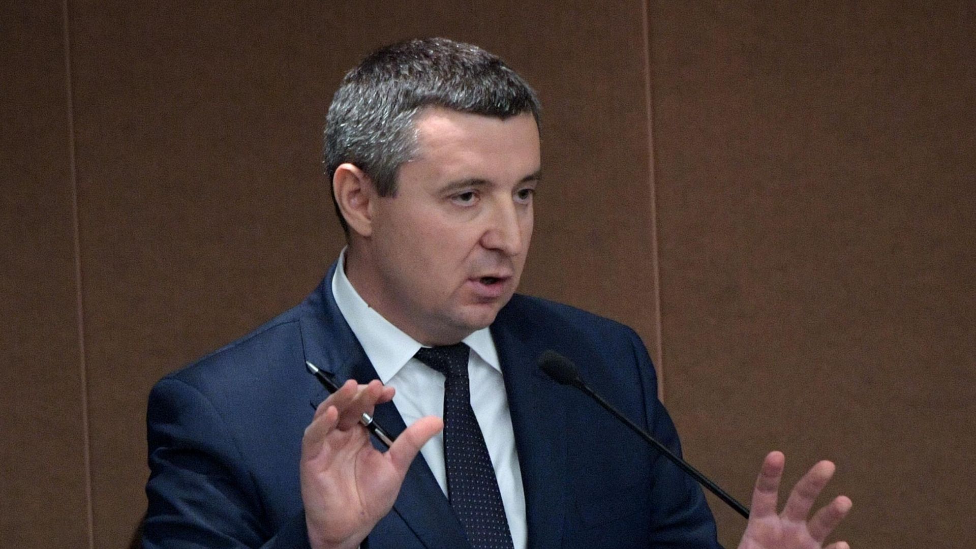 Заместитель министра труда и социальной защиты Андрей Пудов на пленарном заседании Государственной Думы РФ Заместитель министра труда и социальной защиты Андрей Пудов на пленарном заседании Государственной Думы РФ - РИА Новости, 1920, 25.11.2020
