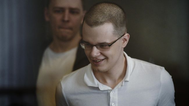 Обвиняемые по делу Нового величия Вячеслав Крюков и Дмитрий Полетаев