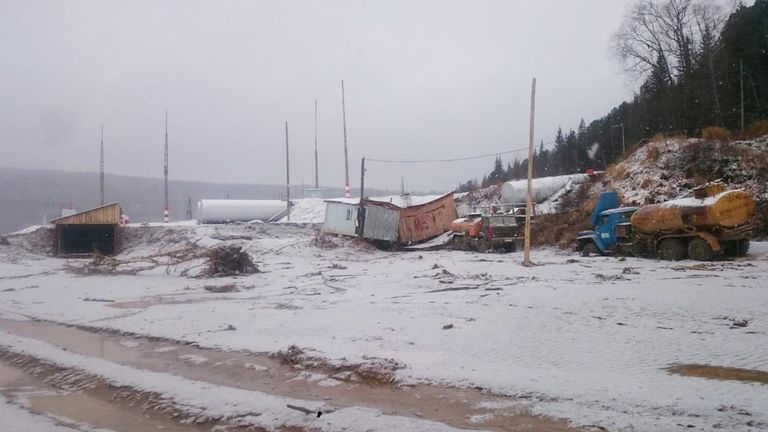 Вид рабочего поселка в Курагинском районе Красноярского края, где ночью была прорвана дамба Вид рабочего поселка в Курагинском районе Красноярского края, где ночью была прорвана дамба