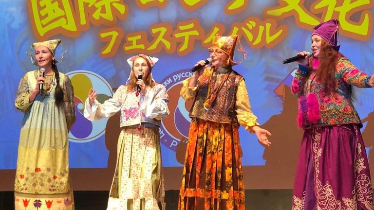 Участники фестиваля Русской культуры в Японском Кобе Участники фестиваля Русской культуры в Японском Кобе
