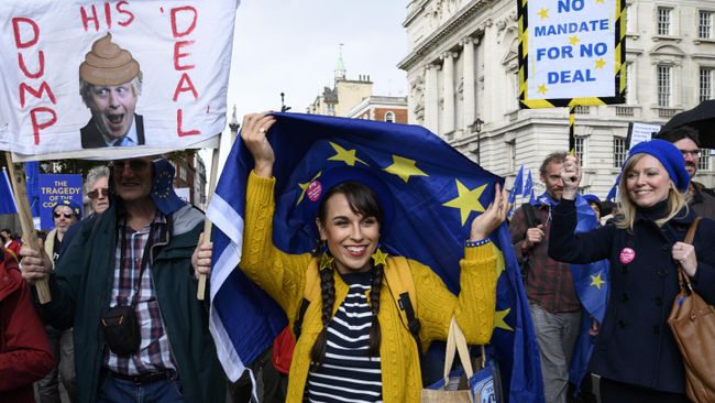 Акция против Brexit в Лондоне