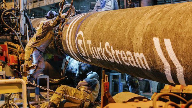 Строительство газопровода Турецкий поток