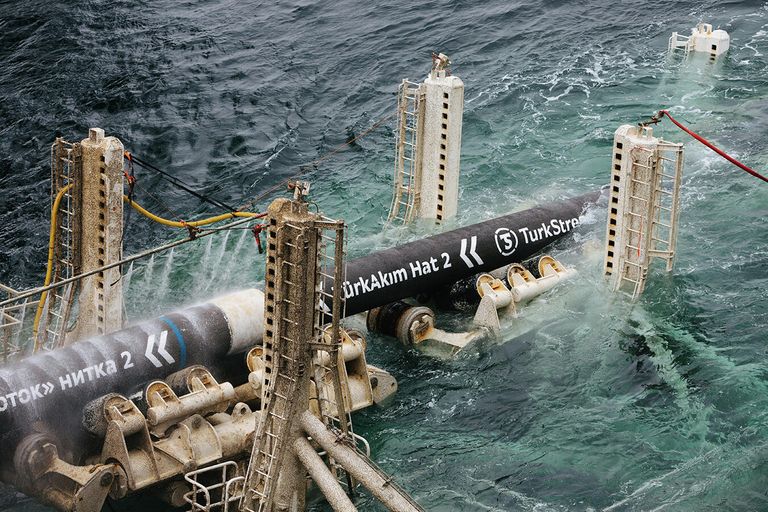 Строительство газопровода Турецкий поток Строительство газопровода Турецкий поток