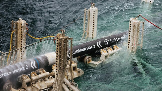 Строительство газопровода Турецкий поток Строительство газопровода Турецкий поток