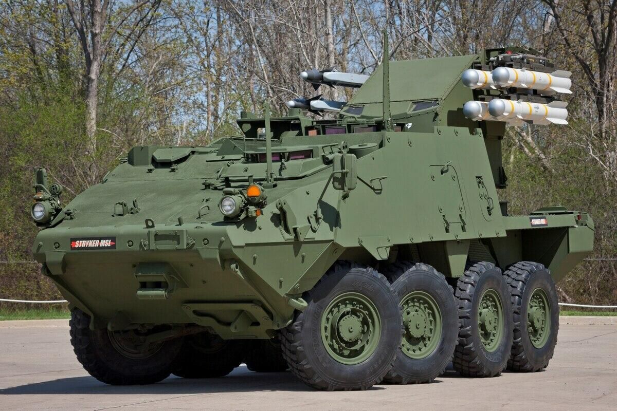 Бронемашина Stryker MSL Бронемашина Stryker MSL - РИА Новости, 1920, 12.03.2024