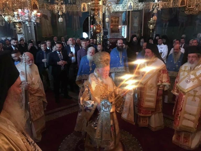 Визит Патриарха Варфоломея на Афон 