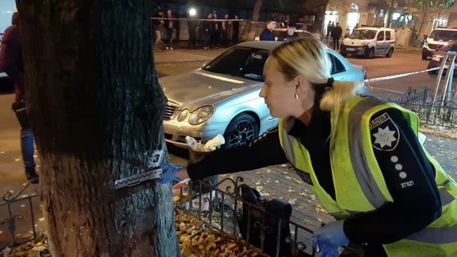 Место взрыва в Киеве Место взрыва в Киеве
