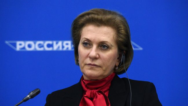 Руководитель Роспотребнадзора Анна Попова Руководитель Роспотребнадзора Анна Попова