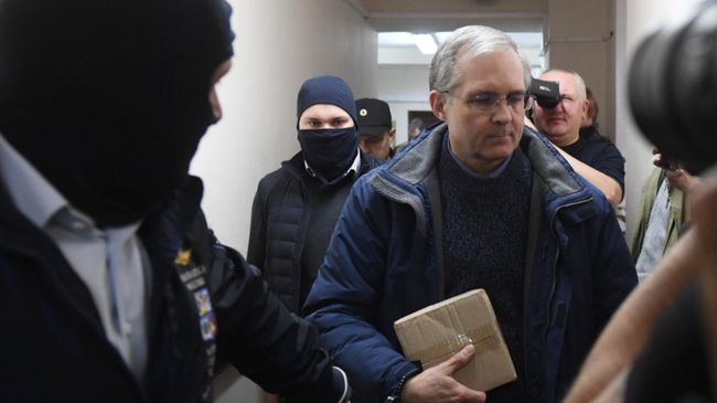 Гражданин США Пол Уилан в здании Лефортовского суда Москвы Гражданин США Пол Уилан в здании Лефортовского суда Москвы