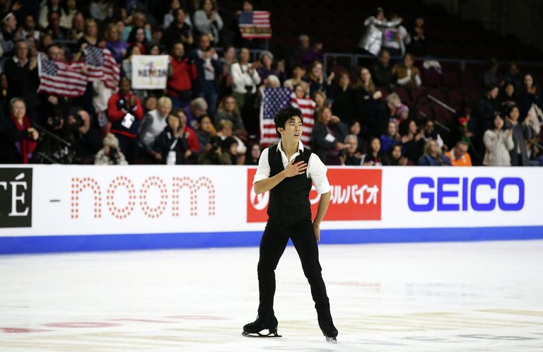 Натан Чен во время этапа Skate America Натан Чен во время этапа Skate America