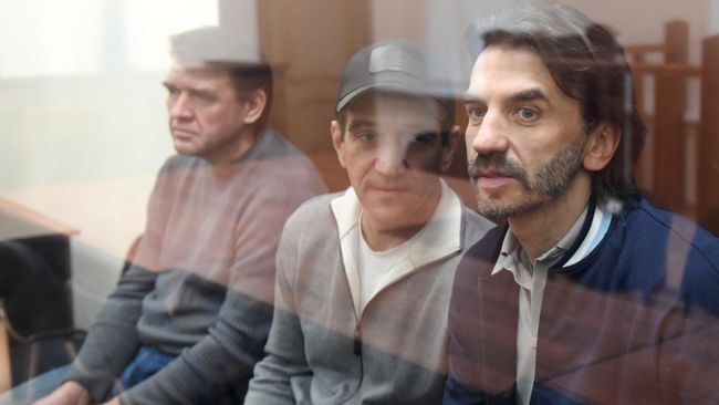 Бывший министр РФ по связям с Открытым правительством Михаил Абызов в Басманном суде Москвы