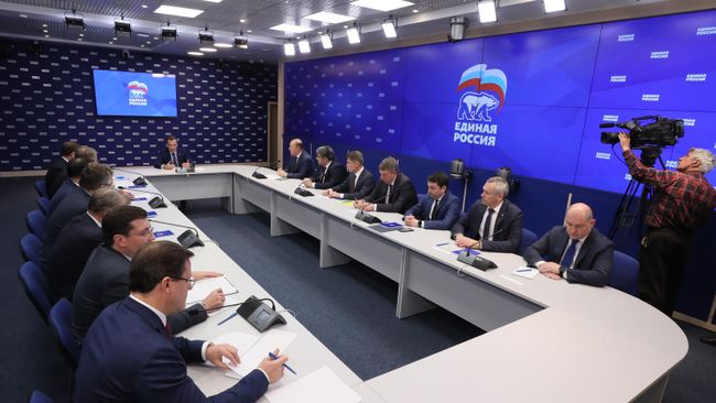 Дмитрий Медведев на встрече с кандидатами в секретари региональных отделений политической партии Единая Россия. 24 октября 2019