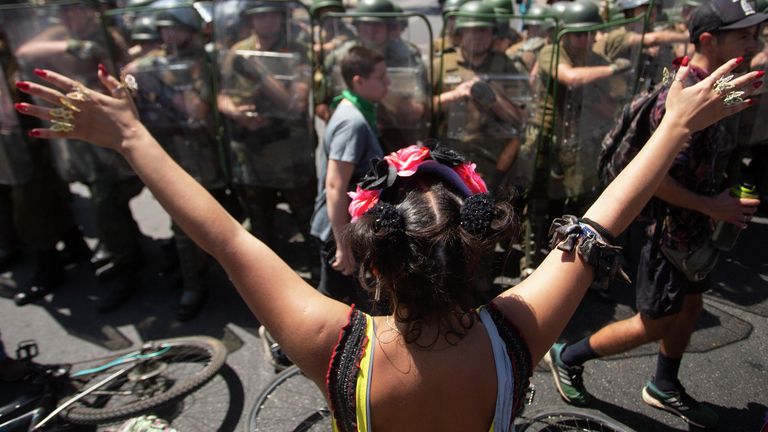 Массовые протесты в Чили Массовые протесты в Чили