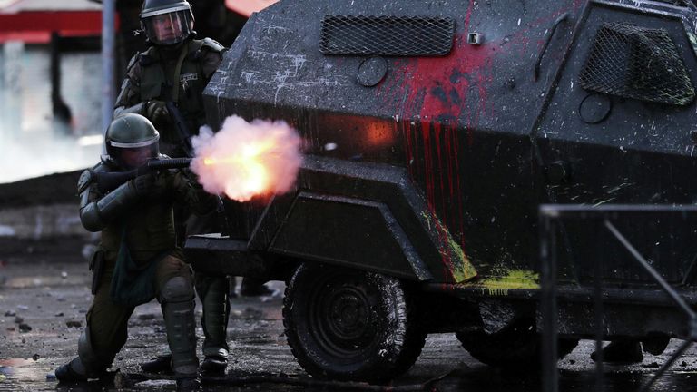 Массовые протесты в Чили Массовые протесты в Чили