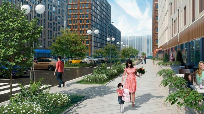 Проект планировки квартала в московском районе Люблино