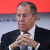 Министр иностранных дел РФ Сергей Лавров выступает на заседании Ученого совета ИМЭМО РАН имени Е.М. Примакова, посвященном 90-летию со дня рождения Е. М. Примакова. 28 октября 2019