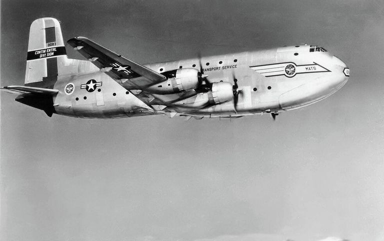 Американский самолет Douglas C-124A Globemaster II Американский самолет Douglas C-124A Globemaster II