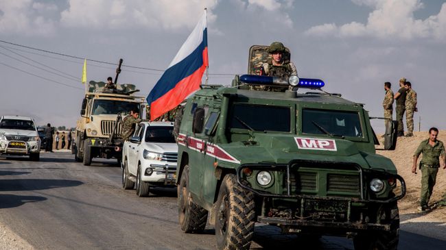 Российская военная полиция на северо-востоке Сирии Российская военная полиция на северо-востоке Сирии