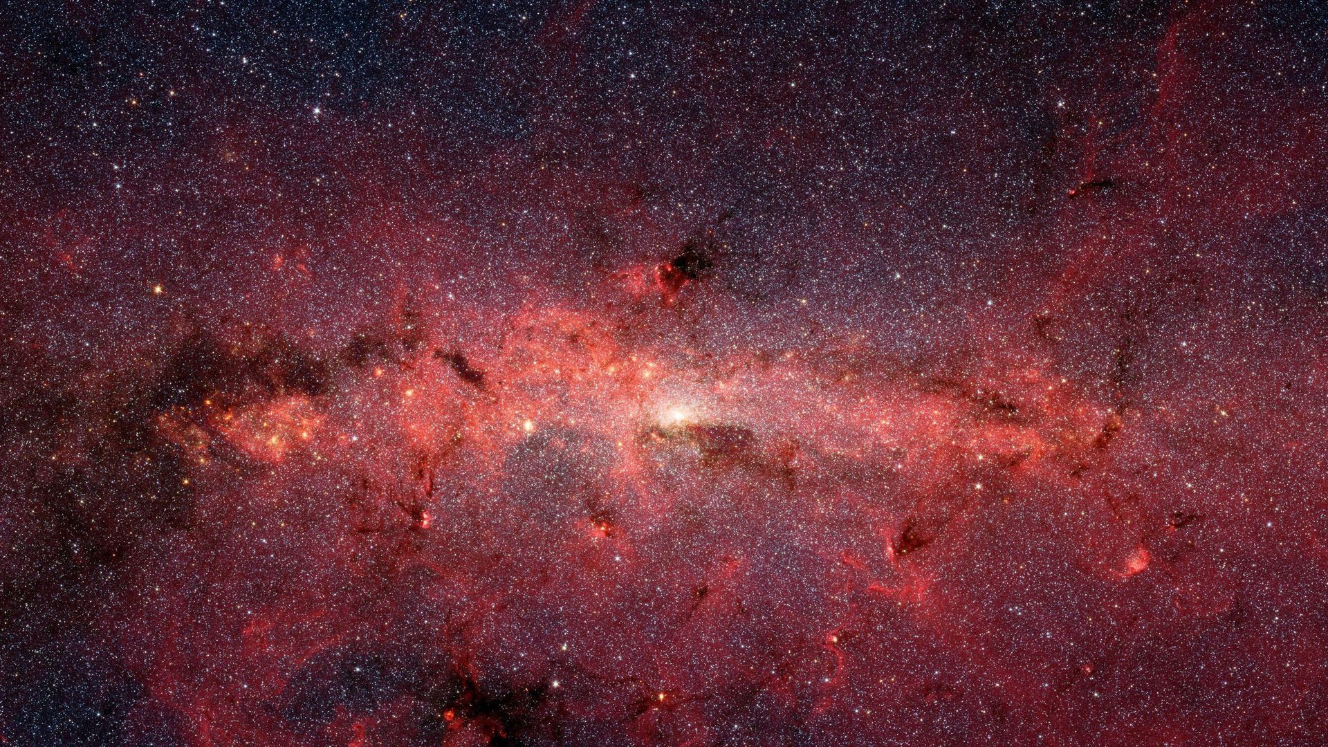Центр нашей галактики Млечный Путь снятый телескопом Spitzer Центр нашей галактики Млечный Путь снятый телескопом Spitzer - РИА Новости, 1920, 14.07.2026