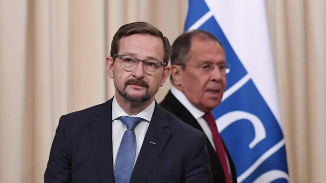 Генеральный секретарь ОБСЕ Томас Гремингер на пресс-конференции по итогам встречи с министром иностранных дел РФ Сергеем Лавровым в Москве Генеральный секретарь ОБСЕ Томас Гремингер на пресс-конференции по итогам встречи с министром иностранных дел РФ Сергеем Лавровым в Москве